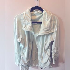 Lululemon zip up with adjustable cowel neck